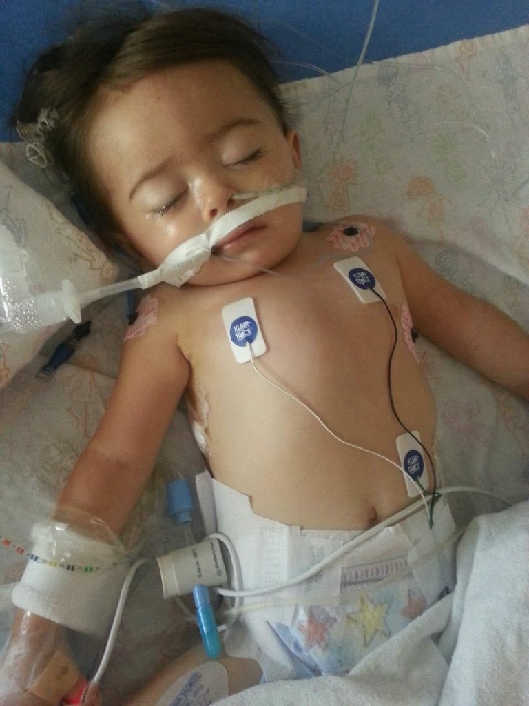 Tenleigh’s first surgery.